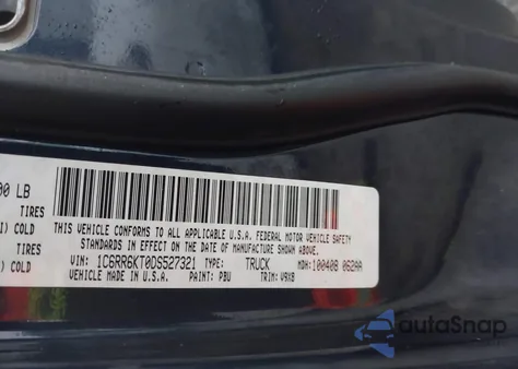 2013 Ram 1500 Express z USA, uszkodzony, nr VIN 1C6RR6KT0DS527321